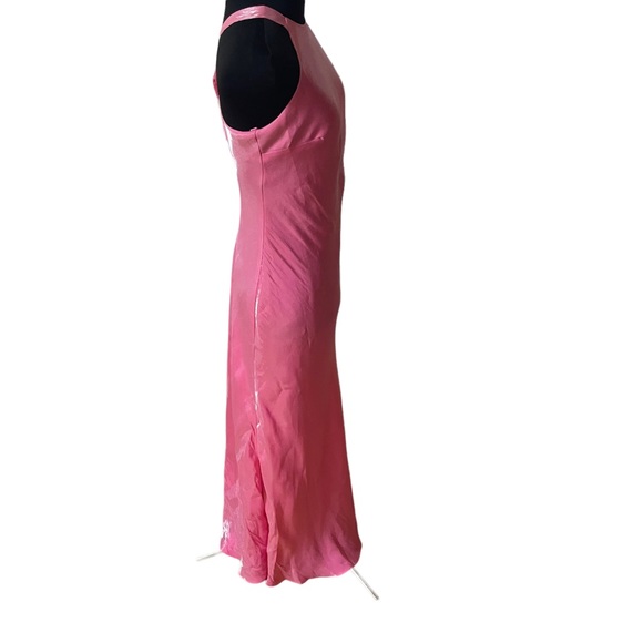 Pink prom dress vintage Cache size 4 absolutely stunning dress see video! - Picture 11 of 16